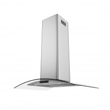 Frihängande köksfläktVENEK Novum rostfri 90cm