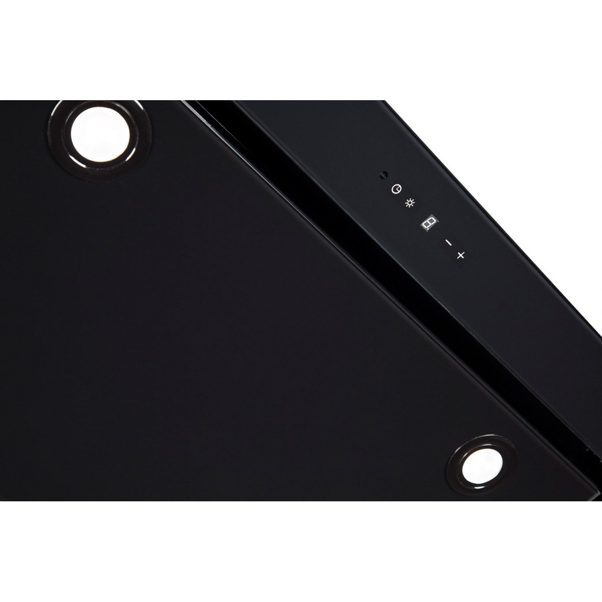 Takintegrerad köksfläkt  Swedluxury LYXOR svart glas|Standard Line