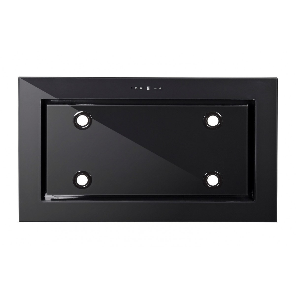 Takintegrerad köksfläkt  Swedluxury LYXOR svart glas|Standard Line