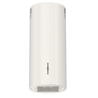 Vägghängd cylinder köksfläkt 40cm vit|SWEDLUXURY|Baltic
