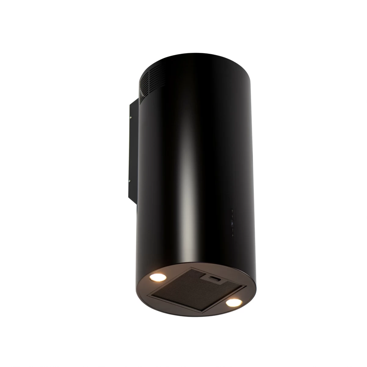 Vägghängd cylinder köksfläkt 40cm svart|SWEDLUXURY|Baltic