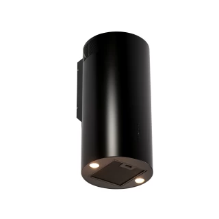 Vägghängd cylinder köksfläkt 40cm svart|SWEDLUXURY|Baltic