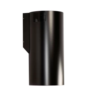 Vägghängd cylinder köksfläkt 40cm svart|SWEDLUXURY|Baltic