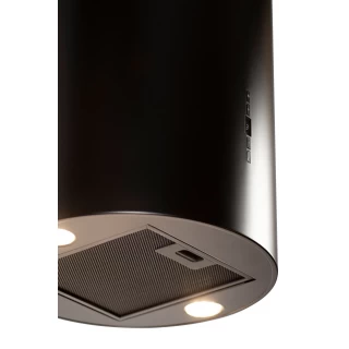 Vägghängd cylinder köksfläkt 40cm svart|SWEDLUXURY|Baltic