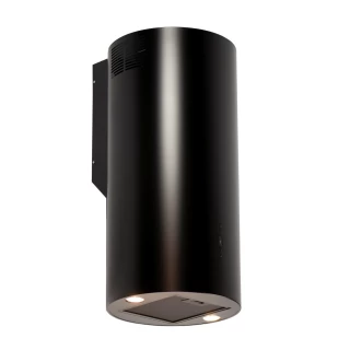 Vägghängd cylinder köksfläkt 40cm svart|SWEDLUXURY|Baltic