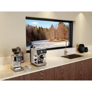 Fika Maestro|VENEK|Halvautomatisk Espressomaskin med automatisk mjölkskummare