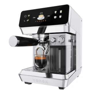 Fika Maestro|VENEK|Halvautomatisk Espressomaskin med automatisk mjölkskummare