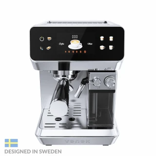 Fika Maestro|VENEK|Halvautomatisk Espressomaskin med automatisk mjölkskummare