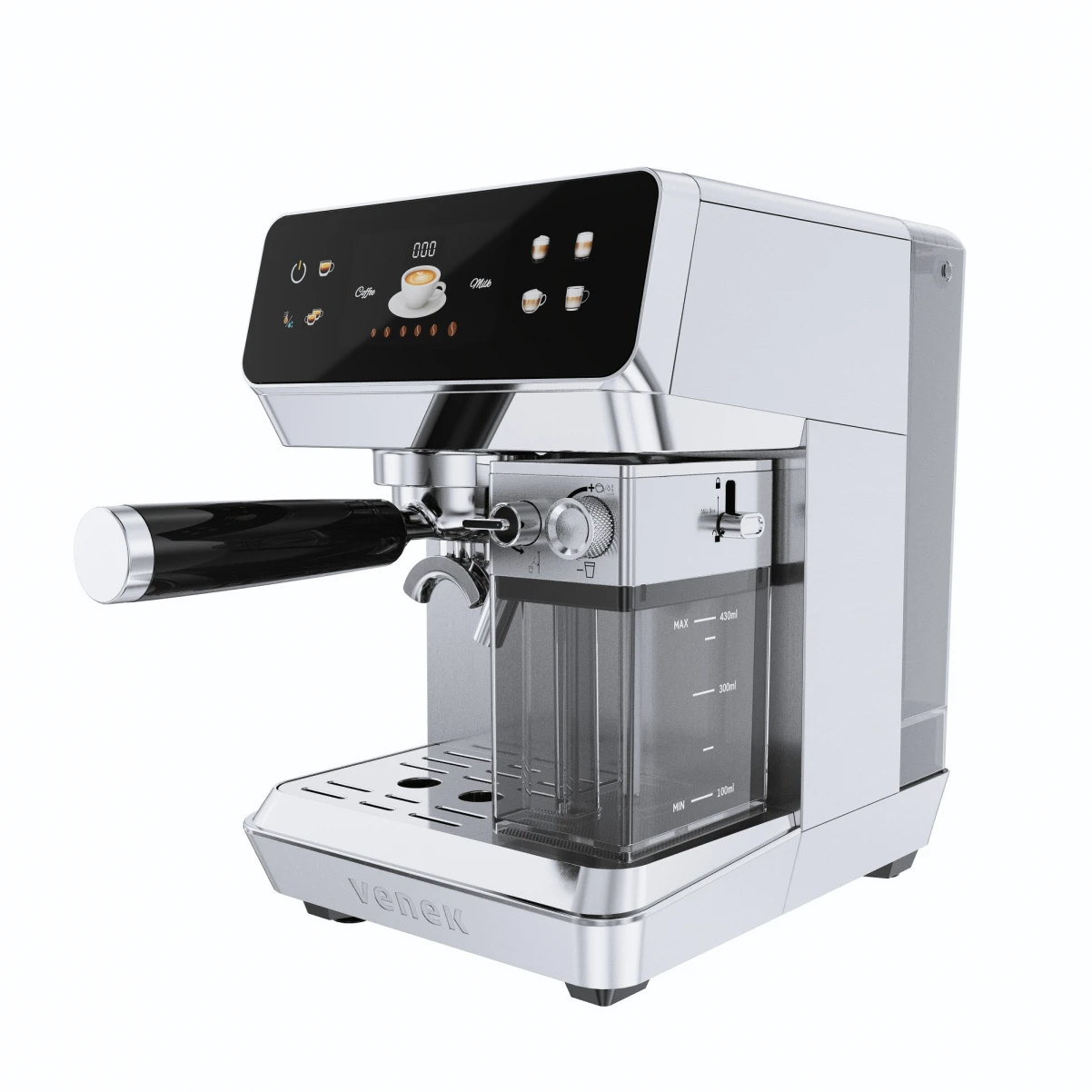 Fika Maestro|VENEK|Halvautomatisk Espressomaskin med automatisk mjölkskummare