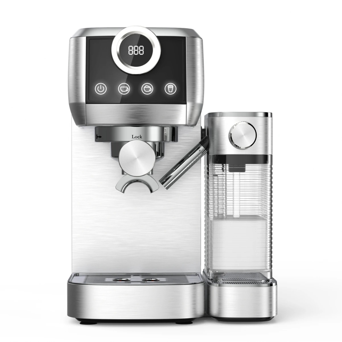 Fika Ritual|VENEK|Halvautomatisk Espressomaskin med automatisk mjölkskummare