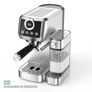 Fika Ritual|VENEK|Halvautomatisk Espressomaskin med automatisk mjölkskummare
