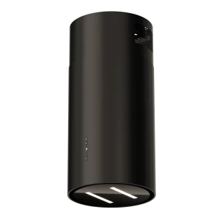 Frihängande cylinder köksfläkt 40cm svart|SWEDLUXURY|Explorer Z