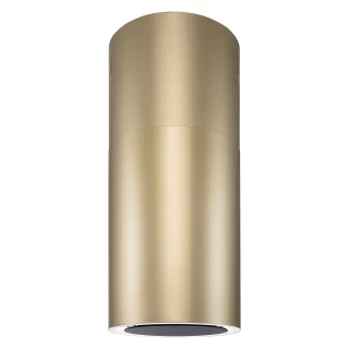 Frihängande cylinder köksfläkt 40cm guld/mässing|SWEDLUXURY|Monarc|Premium Line