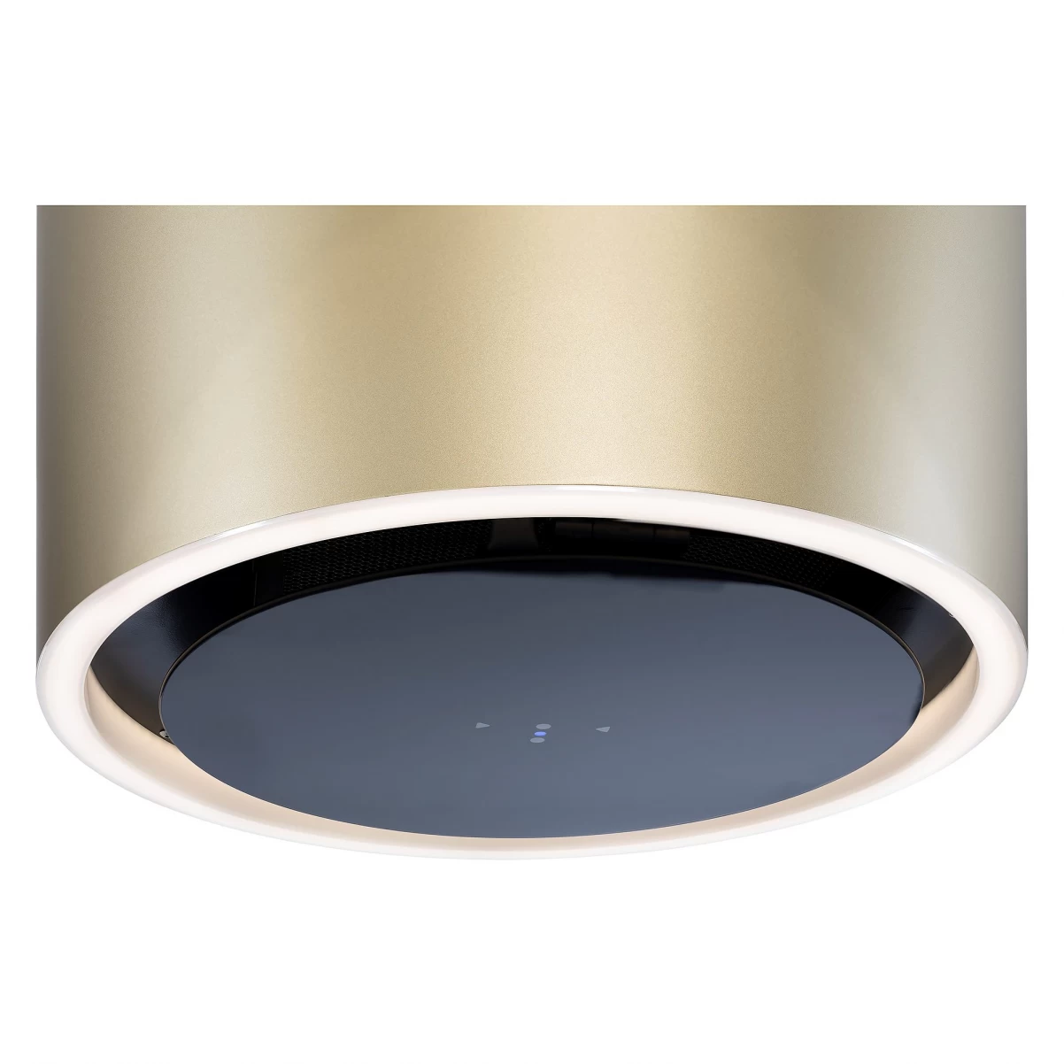 Frihängande cylinder köksfläkt 40cm guld/mässing|SWEDLUXURY|Monarc|Premium Line