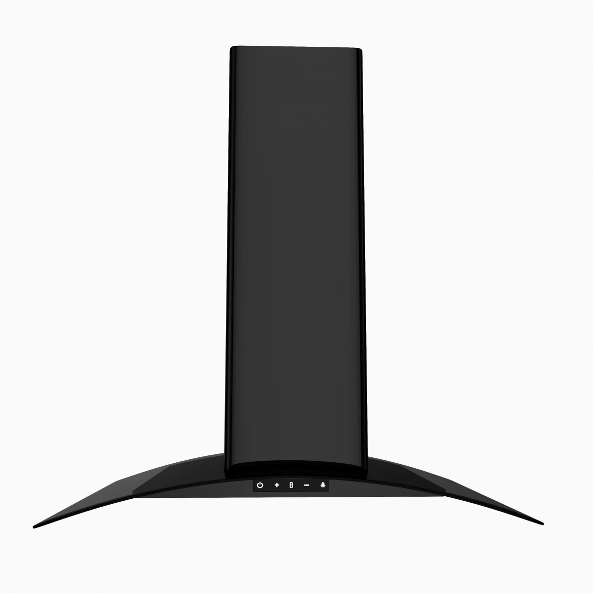 Frihängande köksfläkt 90cm svart |VENEK|Novum|