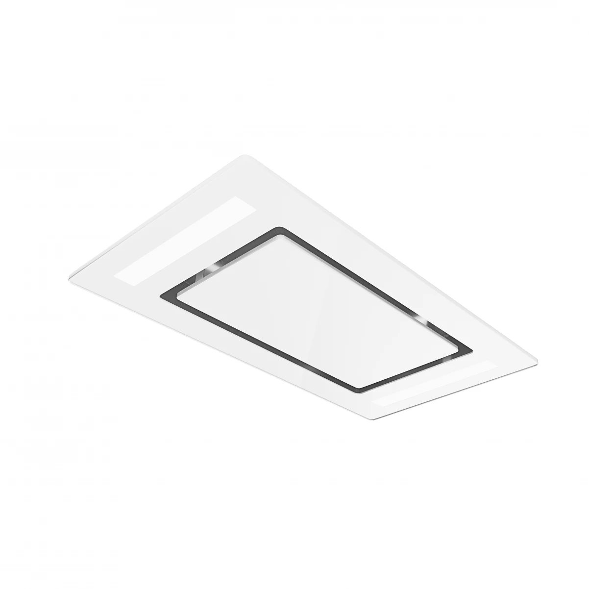 Takintegrerad köksfläkt VENEK|Astral| vit glas