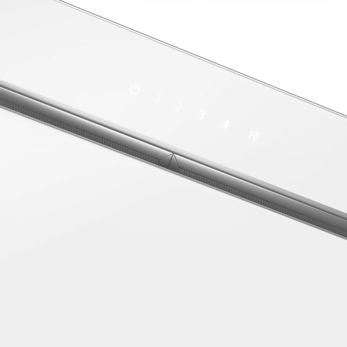 Takintegrerad köksfläkt VENEK|Astral| vit glas