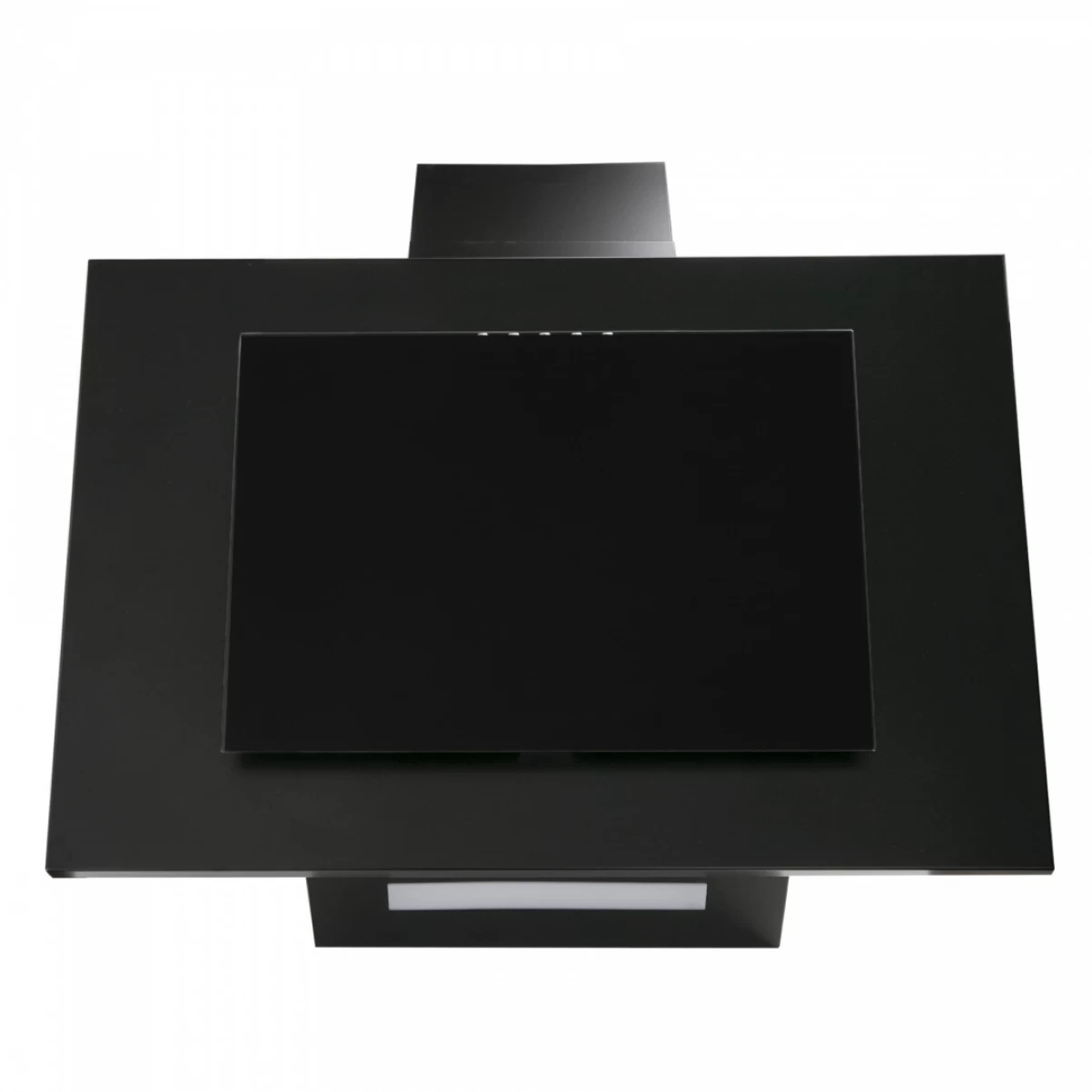 Vägghängd köksfläkt svart 50cm/60cm +svart glas|SWEDLUXURY|Sevilla