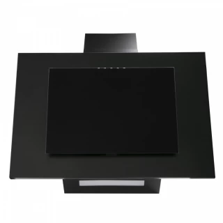 Vägghängd köksfläkt svart 50cm/60cm +svart glas|SWEDLUXURY|Sevilla