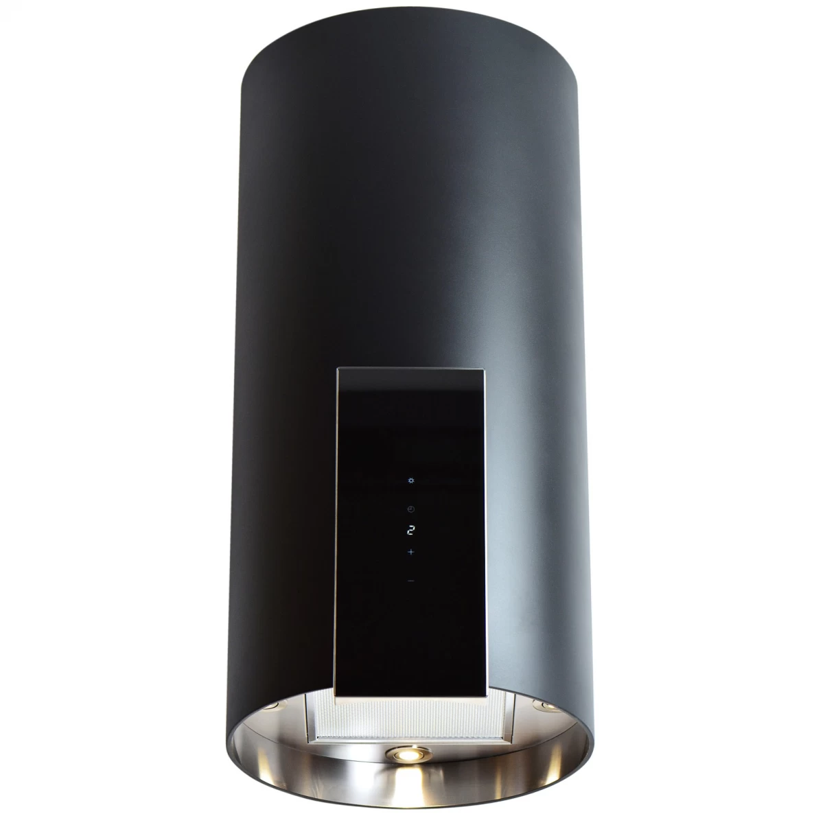 Vägghängd cylinder köksfläkt svart|SWEDLUXURY| VOGUE|Premium Line