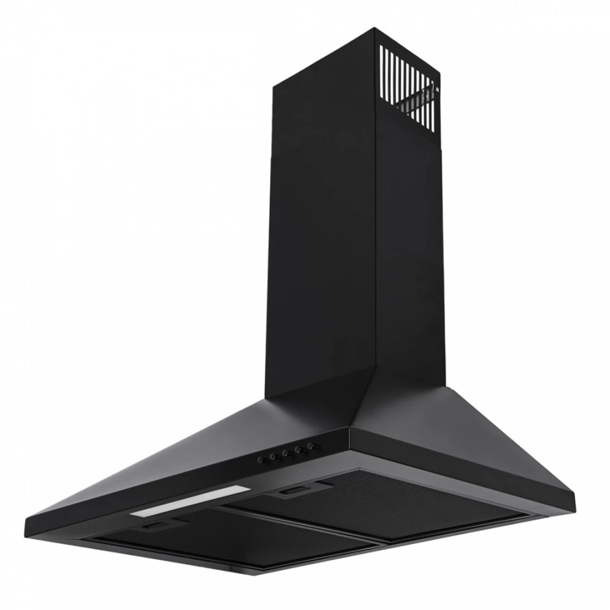 Vägghängd köksfläkt 50cm/60cm svart|SWEDLUXURY|Aldis II