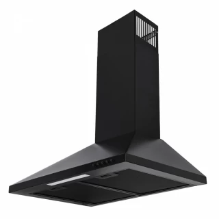 Vägghängd köksfläkt 50cm/60cm svart|SWEDLUXURY|Aldis II