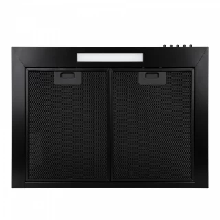 Vägghängd köksfläkt 50cm/60cm svart|SWEDLUXURY|Aldis II