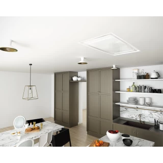 Takintegrerad köksfläkt  Swedluxury ALFA vit |Premium Line