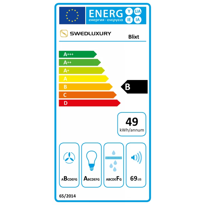 Energimärkningsetikett