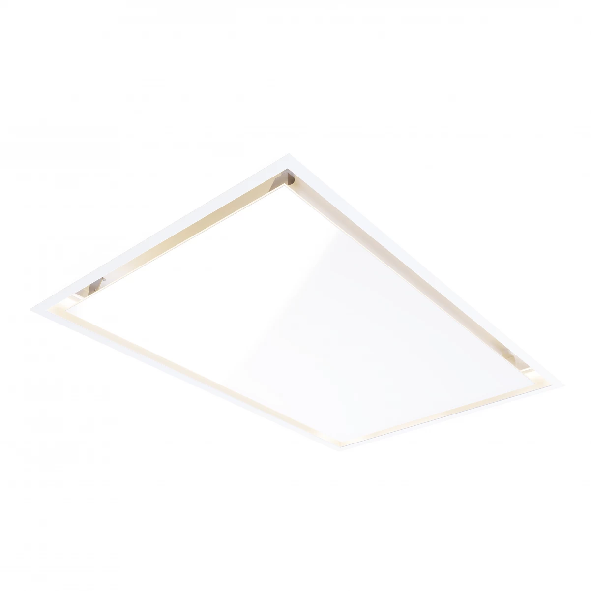 Takintegrerad köksfläkt Swedluxury DREAM vit  |linjär LED belysning|Design line