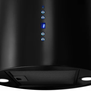 Frihängande cylinder köksfläkt 40cm svart|SWEDLUXURY|Explorer