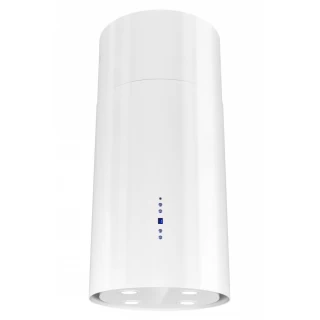 Frihängande cylinder köksfläkt 40cm vit|SWEDLUXURY|Explorer Lyx