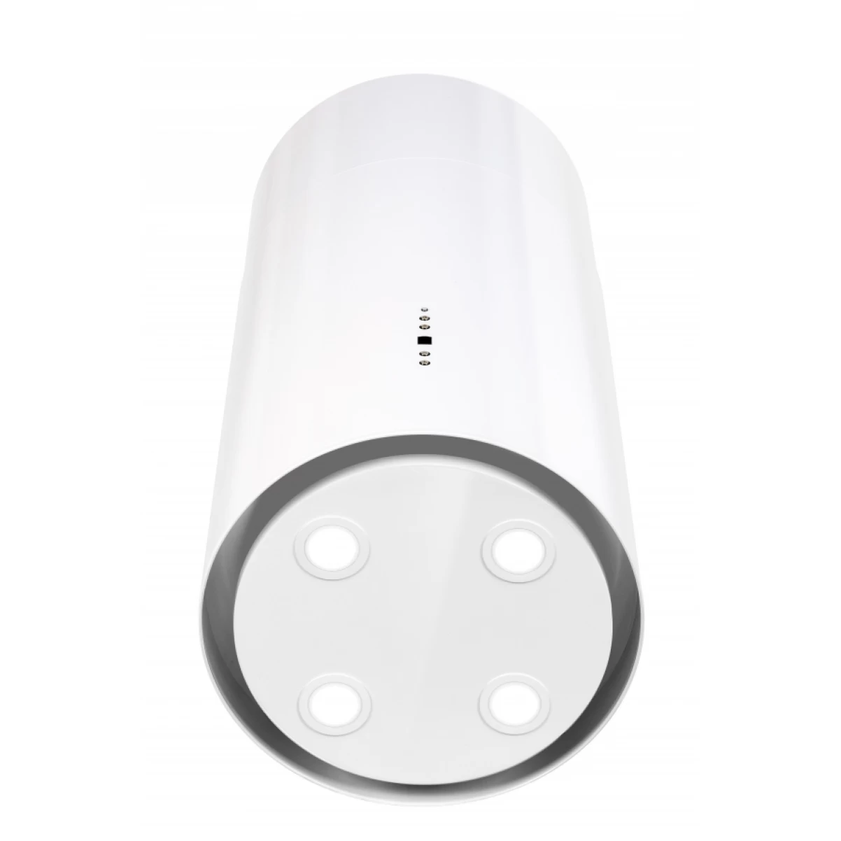 Frihängande cylinder köksfläkt 40cm vit|SWEDLUXURY|Explorer Lyx