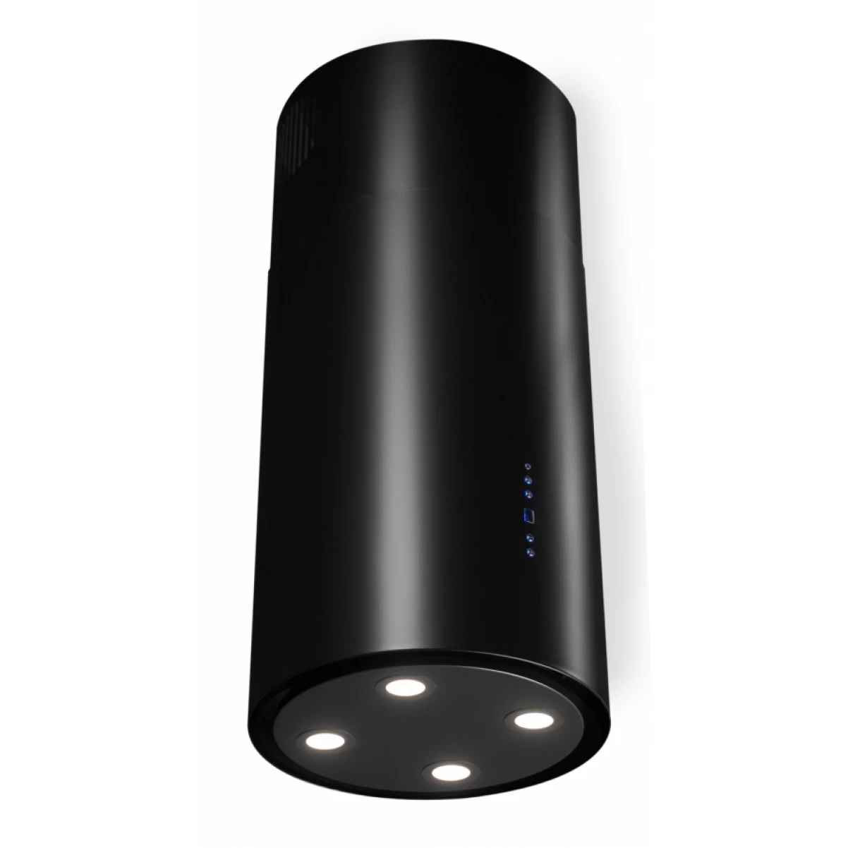 Frihängande cylinder köksfläkt 40cm svart|SWEDLUXURY|Explorer Lyx