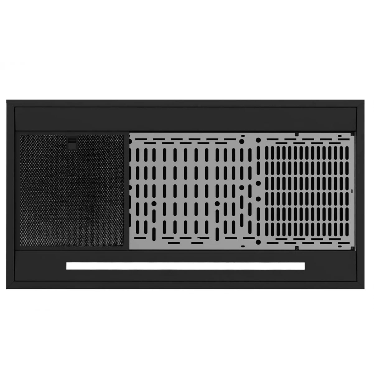 Premium line vägghängd köksfläkt Swedluxury Ekvator svart 90cm
