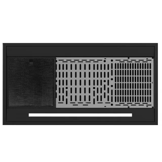 Premium line vägghängd köksfläkt Swedluxury Ekvator svart 90cm