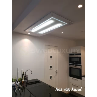 Takintegrerad köksfläkt  Swedluxury LYXOR ELITE vit|Standard Line