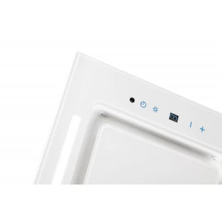Underbyggnads  köksfläkt  60cm/90cm vit+ vit glas|SWEDLUXURY|Linnea Lyx