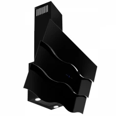 Vägghängd köksfläktSWEDLUXURY Wave Svart 60cm/80cm/90cm