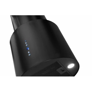 Frihängande cylinder köksfläkt 40cm svart|SWEDLUXURY|Ypperlig