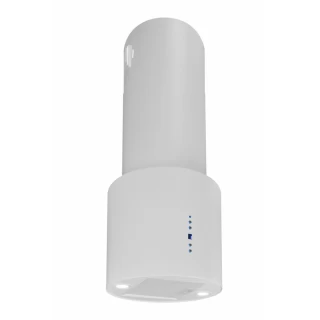 Frihängande cylinder köksfläkt 40cm vit|SWEDLUXURY|Ypperlig