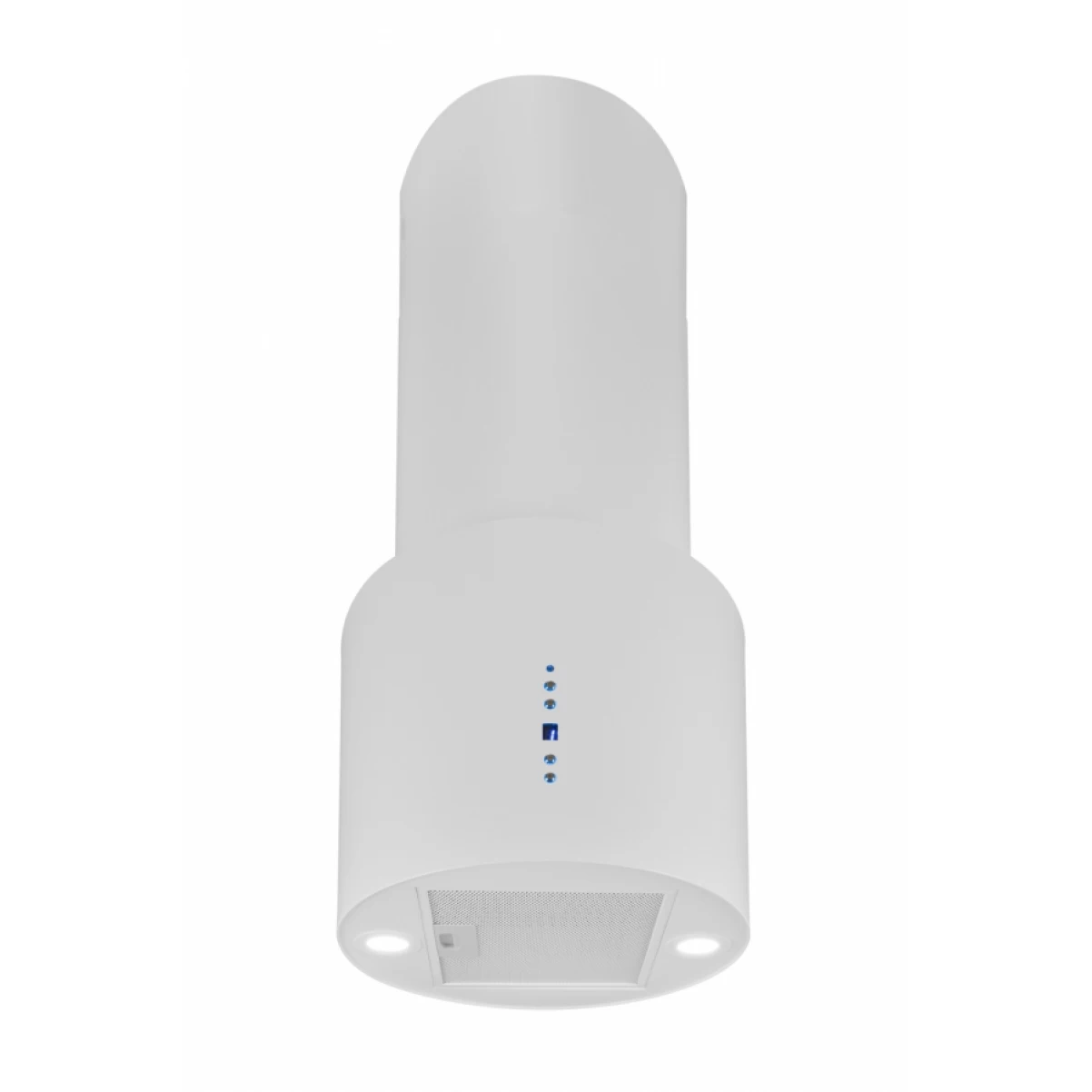 Frihängande cylinder köksfläkt 40cm vit|SWEDLUXURY|Ypperlig
