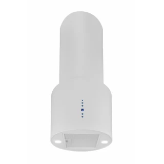 Frihängande cylinder köksfläkt 40cm vit|SWEDLUXURY|Ypperlig