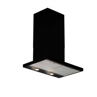 Vägghängd köksfläkt 60cm svart|SWEDLUXURY|Juno