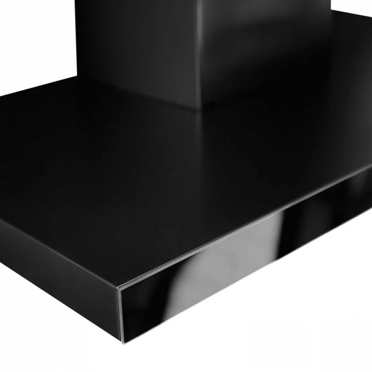 Vägghängd köksfläkt svart+svart glas 60cm/90cm|SWEDLUXURY| Pacific Vg