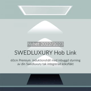 Takintegrerad köksfläkt  Swedluxury ZETA vit |Premium Line