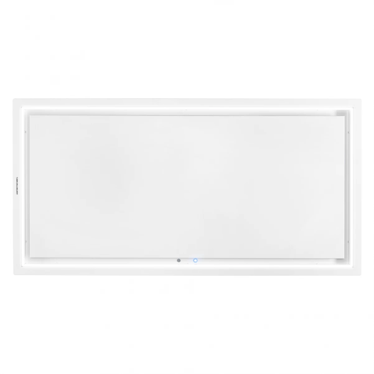 Premium line tak integrerad köksfläkt Swedluxury Pure vit  |linjär LED belysning