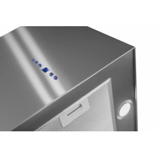 Vajerhängd fyrkantig köksfläkt 40cm rostfri|SWEDLUXURY|Samantha