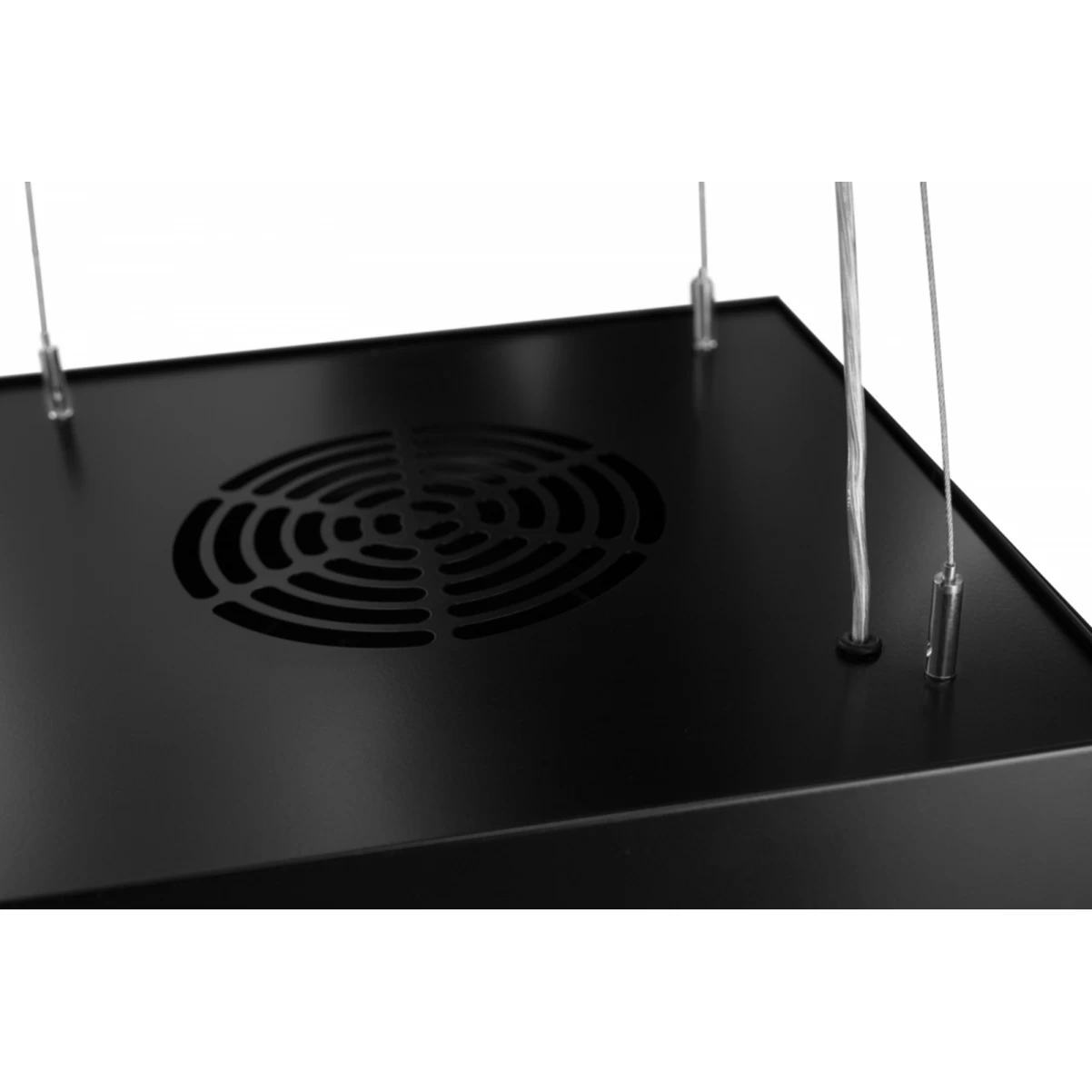 Vajerhängd fyrkantig köksfläkt 40cm svart|SWEDLUXURY|Samantha