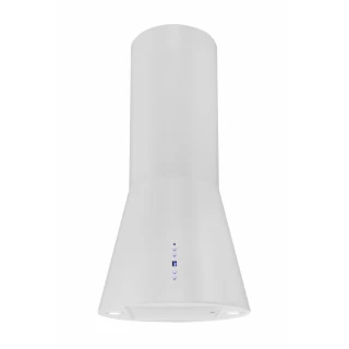 Frihängande cylinder köksfläkt 40cm vit|SWEDLUXURY|Vesuvius